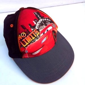 Youth Disney Pixar Youth Hat Cars Lightning McQueen Baseball Cap Red Black BTS F